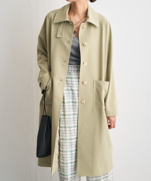 【Audrey and John Wad】ストレッチツイルステンカラーコート ベネトン（レディース）/ステンカラースプリングコート JSB1659051450(12650円)