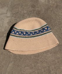 GLOSTER/【Mighty Shine/マイティシャイン】Groovy Knit Hat －Nordic & Border－/505389135