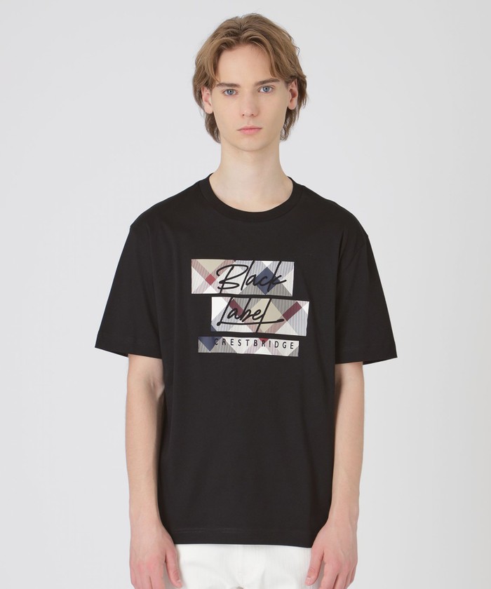BLACK LABEL CRESTBRIDGE M チェックTシャツ　⬛︎極美品