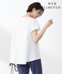 J.PRESS LADIES（LARGE SIZE）(J．プレス　レディス（大きいサイズ）)/【WEB限定・吸水速乾】OUKAプレーティング カットソー/ホワイト系