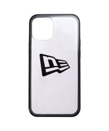 NEW ERA(ニューエラ)/ ニューエラ NEW ERA iPhone 12mini スマホケース 携帯 アイフォン カバー メンズ レディース FLAG LOGO HYBRID CLEA/ブラック