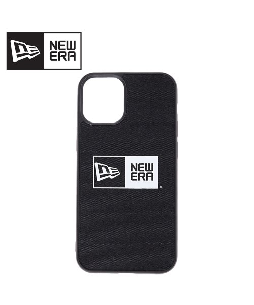 NEW ERA(ニューエラ)/ ニューエラ NEW ERA iPhone 12mini スマホケース 携帯 アイフォン カバー メンズ レディース BOX LOGO HYBRID BACK /ブラック