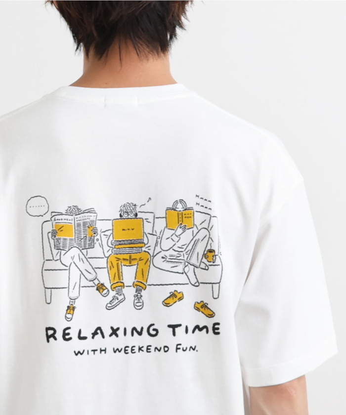 【新品未使用】weakend Tシャツ happy サイズ1