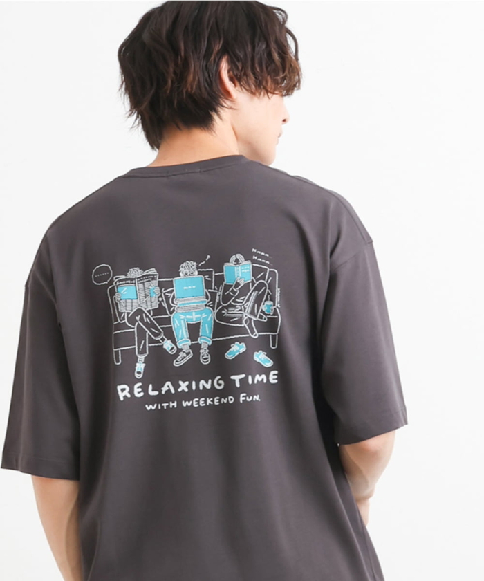 セール】【イラストレーターコラボ】バックプリントTシャツ(505373547