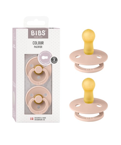 BIBS(ビブス)/BIBS おしゃぶり カラー 2PK サイズ2/ピンク