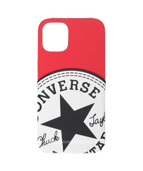 CONVERSE(コンバース)/ コンバース CONVERSE iPhone12 mini スマホケース メンズ レディース 携帯 アイフォン BIG CIRCLE LOGOPU LEATHE/レッド