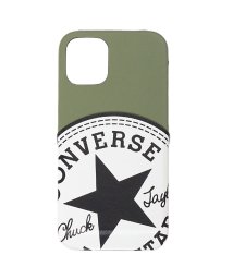 CONVERSE(CONVERSE)/ コンバース CONVERSE iPhone12 mini スマホケース メンズ レディース 携帯 アイフォン BIG CIRCLE LOGOPU LEATHE/カーキ