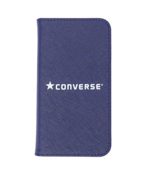 CONVERSE(CONVERSE)/ コンバース CONVERSE iPhone12 mini スマホケース メンズ レディース 手帳型 携帯 アイフォン LOGO PU LEATHER BOOK/ブルー