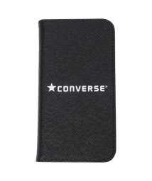 CONVERSE(コンバース)/ コンバース CONVERSE iPhone12 mini スマホケース メンズ レディース 手帳型 携帯 アイフォン LOGO PU LEATHER BOOK/ブラック