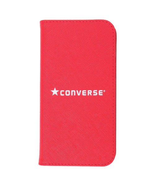 CONVERSE(CONVERSE)/ コンバース CONVERSE iPhone12 12 pro スマホケース メンズ レディース 手帳型 携帯 アイフォン LOGO PU LEATHER BO/レッド