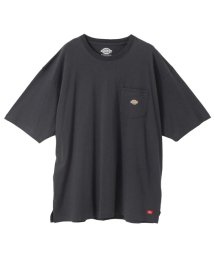 MAC HOUSE(men)(マックハウス（メンズ）)/[大きいサイズ] Dickies ディッキーズ 胸ポケット付き半袖Tシャツ キングサイズ 3278－5531KG/チャコール