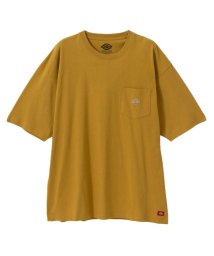 MAC HOUSE(men)(マックハウス（メンズ）)/[大きいサイズ] Dickies ディッキーズ 胸ポケット付き半袖Tシャツ キングサイズ 3278－5531KG/マスタード