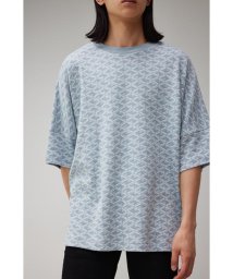 AZUL by moussy(アズールバイマウジー)/GEOMETRY JACQUARD TOPS/柄GRY5