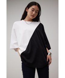 AZUL by moussy(アズールバイマウジー)/BI－COLOR BIAS TOPS/柄WHT5