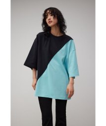 AZUL by moussy(アズールバイマウジー)/BI－COLOR BIAS TOPS/柄BLK5