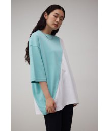 AZUL by moussy(アズールバイマウジー)/BI－COLOR BIAS TOPS/柄SAX5