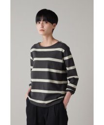 MHL.(エムエイチエル)/WIDE STRIPE DRY JERSEY/CHARCOAL3