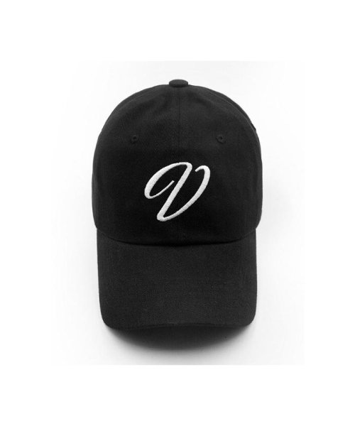 LHP(エルエイチピー)/VERUTUM/ヴェルタム/Cursive "V" Logo Cap/ブラック