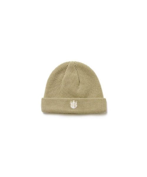 LHP(エルエイチピー)/VERUTUM/ヴェルタム/Trident Wappen Short Beanie/ベージュ