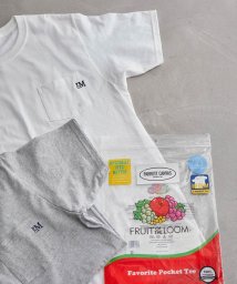 ADAM ET ROPE'/【PARROTT CANVAS】FRUIT OF THE LOOM/FAVORITE POCKET TEE (2PACK)/505398999