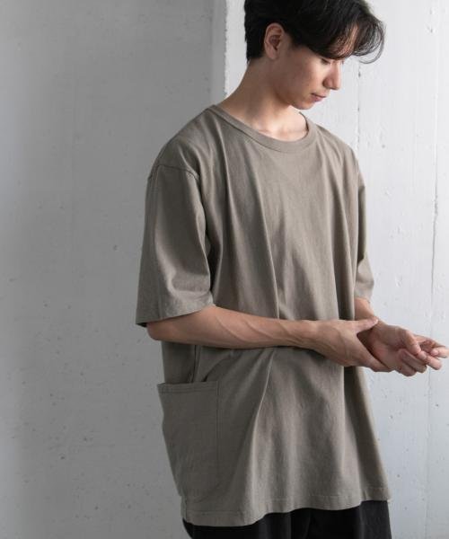 URBAN RESEARCH DOORS(アーバンリサーチドアーズ)/FORK&SPOON　R Side Pocket T－shirts/MOCHA