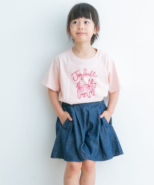 URBAN RESEARCH DOORS（Kids）(アーバンリサーチドアーズ（キッズ）)/ドッグプリントTシャツ(KIDS)/PINK