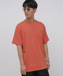 nano・universe(ナノ・ユニバース)/LB.03/超長綿シルケットクルーネックTシャツ/オレンジ