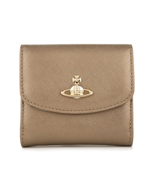 Vivienne Westwood ヴィヴィアン ウエストウッド 2つ折り財布 51150003 40565 R401 ゴールド Vivienne Westwood ウエストウッド 2つ折り財布 VICTORIA GOLD