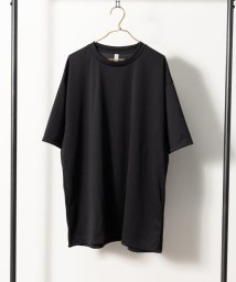 Nylaus select(ナイラスセレクト)/大きいサイズ 4.4オンス 吸汗速乾 UVカット ドライ半袖Tシャツ/ブラック