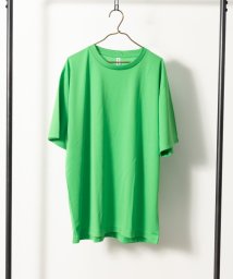 Nylaus select(ナイラスセレクト)/大きいサイズ 4.4オンス 吸汗速乾 UVカット ドライ半袖Tシャツ/グリーン