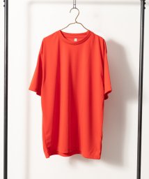Nylaus select(ナイラスセレクト)/大きいサイズ 4.4オンス 吸汗速乾 UVカット ドライ半袖Tシャツ/レッド