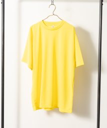 Nylaus select(ナイラスセレクト)/大きいサイズ 4.4オンス 吸汗速乾 UVカット ドライ半袖Tシャツ/イエロー