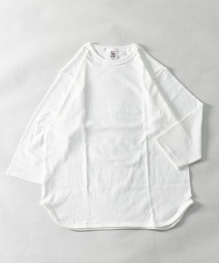 Nylaus/オープンエンド 3/4スリーブ ベースボールTシャツ 7分袖Tシャツ/505400492
