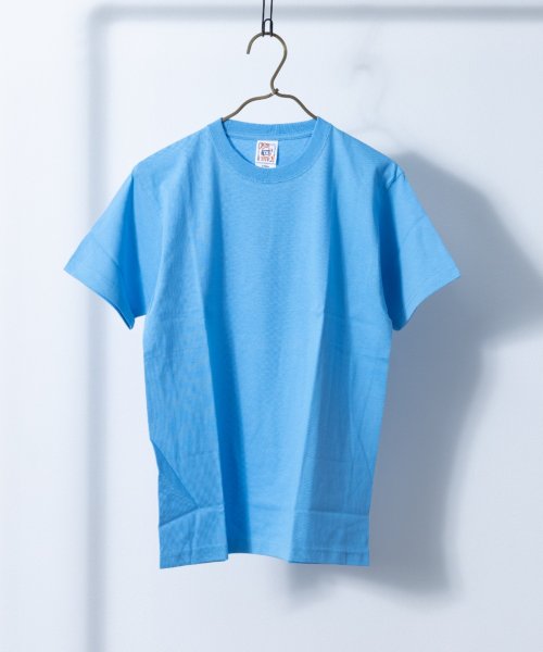 Nylaus select(ナイラスセレクト)/6.2オンス オープンエンド天竺 半袖Tシャツ/ブルー