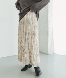 ITEMS URBANRESEARCH(アイテムズ アーバンリサーチ（レディース）)/フラワープリントプリーツスカート/OFF