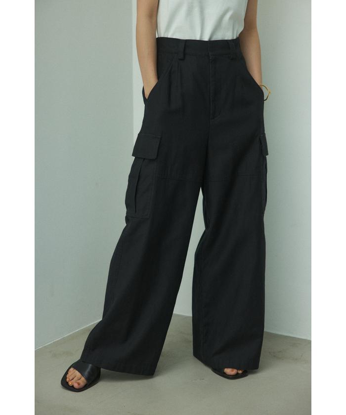 wide military pants(505401521) | ブラックバイマウジー(BLACK BY 