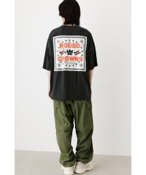 RODEO CROWNS WIDE BOWL(ロデオクラウンズワイドボウル)/メンズレトロバンダナパッチTシャツ/C.GRY