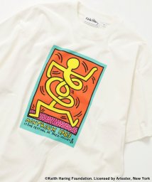 coen(coen)/Keith　Haring（キースへリング）別注プリントTシャツ/WHITE