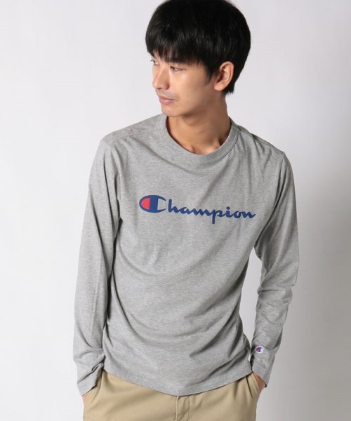 CHAMPION(チャンピオン)/【Champion/チャンピオン】長袖カットソー/オックスフォードグレー