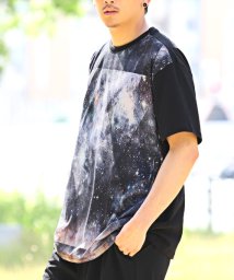 LUXSTYLE/グラフィックプリントBIG半袖Tシャツ/Tシャツ メンズ 半袖 ビッグシルエット グラフィック スカル パイナップル フラワー ギャラクシー/505401995