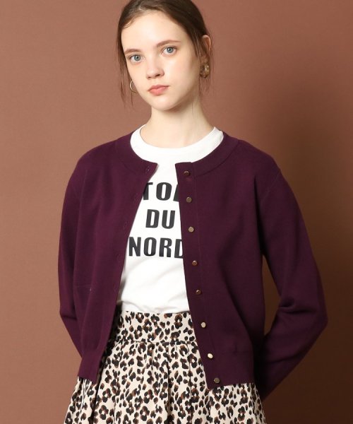 【CLASSY.11月号掲載】ウォッシャブルコットンカシミヤカーディガン 