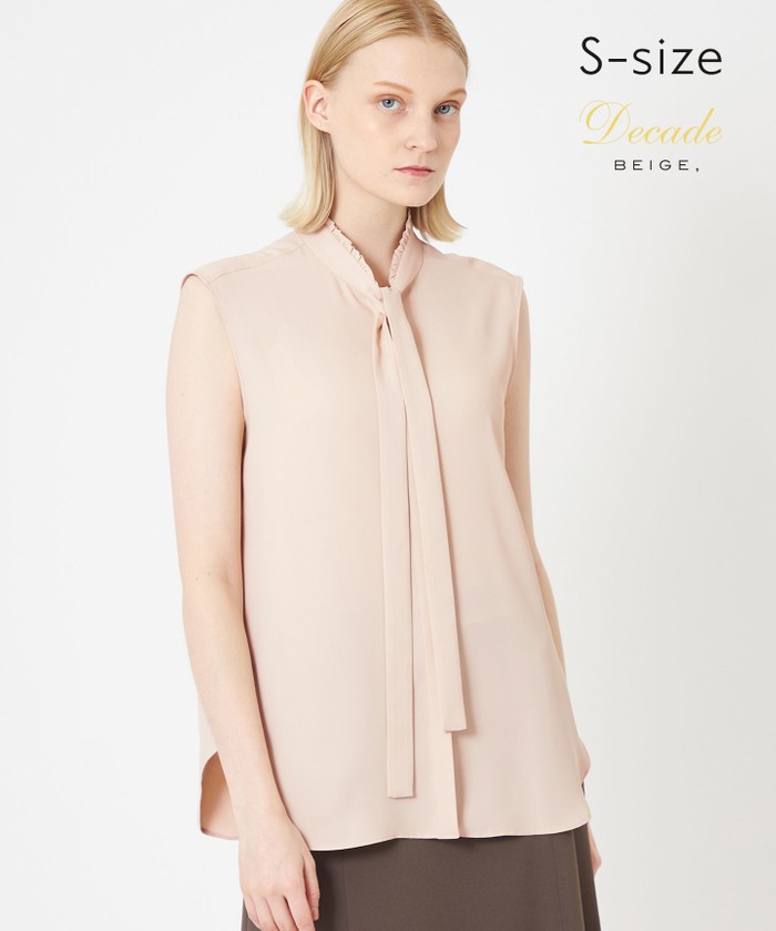BEIGE 【S−size】EVA / ボウタイブラウス NUDE 32 BEIGE 【S−size】EVA / ボウタイブラウス NUDE 32