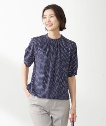 J.PRESS LADIES（LARGE SIZE）/スクエアキカプリント カットソー/505402764