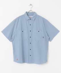 URBAN RESEARCH Sonny Label(アーバンリサーチサニーレーベル)/POLeR　EMB CHAMBRAY SHORT－SLEEVE SHIRTS/SAX