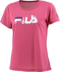 FILA（ZETT Ladies）(フィラ（ゼット　レディース）)/【テニス】FILAロゴ グラフィックTシャツ スポーツウェア レディース/ピンク