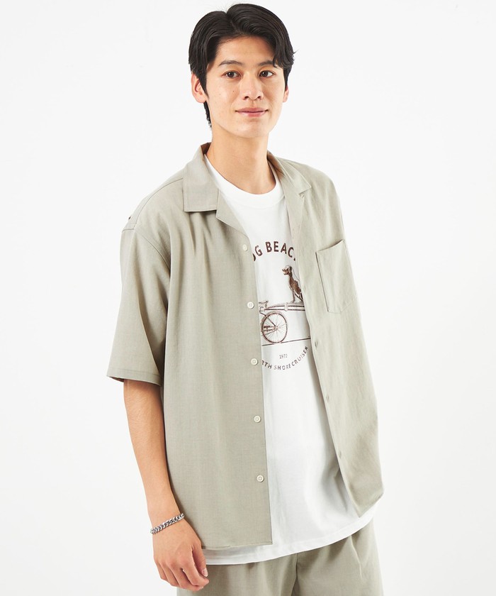 ハナビガラシャツ&ハナビソウガライージーパンツ 入園入学祝い メンズ