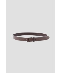 MARGARET HOWELL(マーガレット・ハウエル)/LEATHER ROLLER BUCKLE BELT/BROWN
