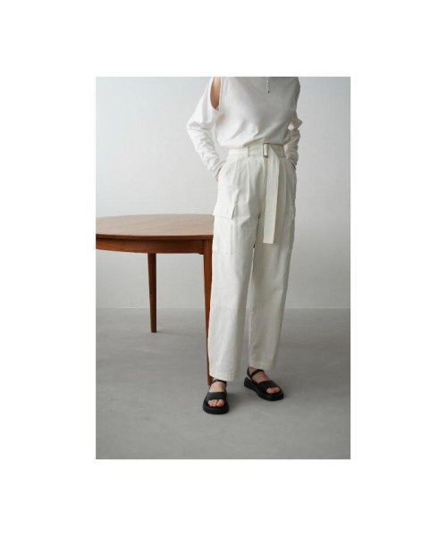 LHP(エルエイチピー)/CLANE/クラネ/H/W BACK SLIT CARGO PANTS/ホワイト