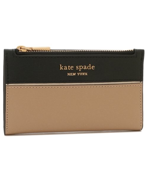 kate spade new york(ケイトスペードニューヨーク)/ケイトスペード 二つ折り財布 モーガン ミニ財布 ブラウン マルチ レディース KATE SPADE K8956 250/その他