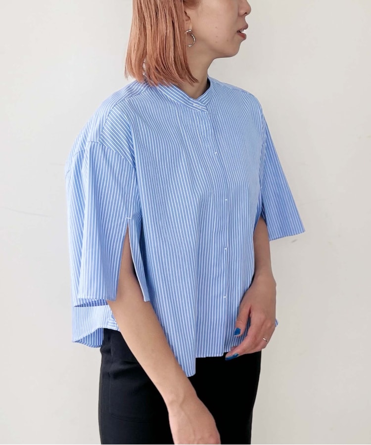 【UNTITLED】スリット袖クロップドシャツ☆